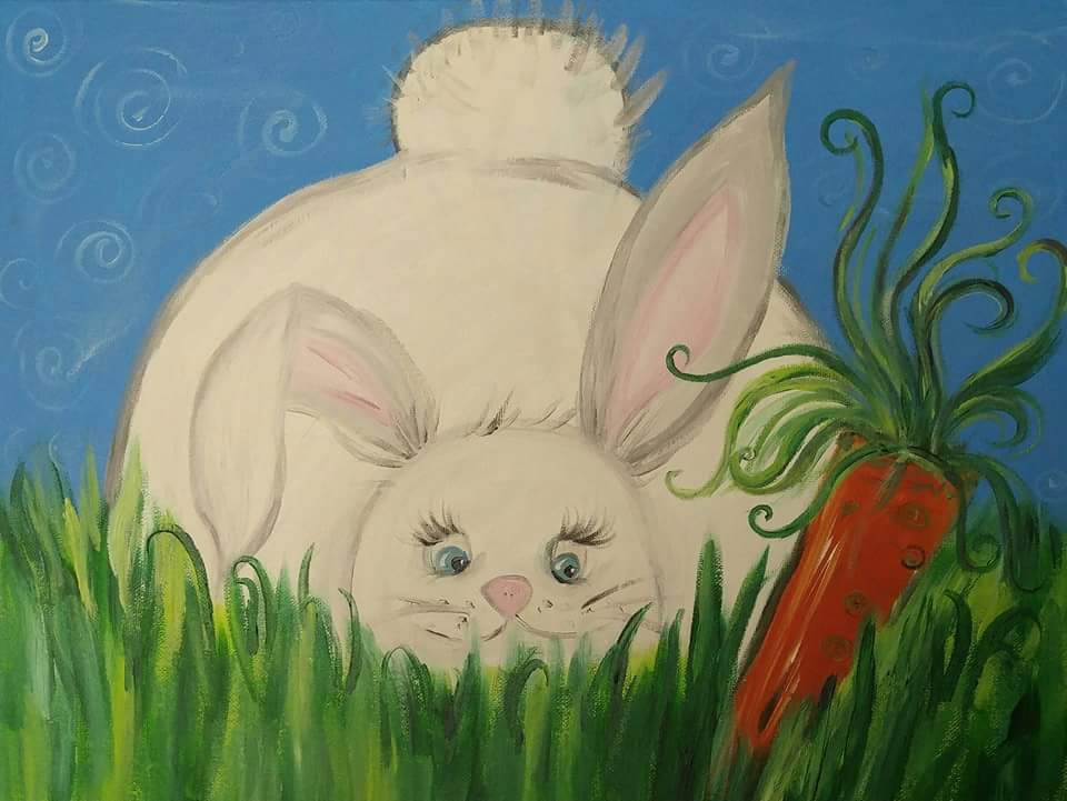 BUNNY IN THE GRASS
